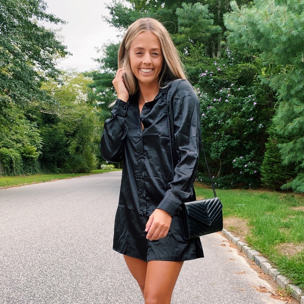 Princess polly silk shirt dress!